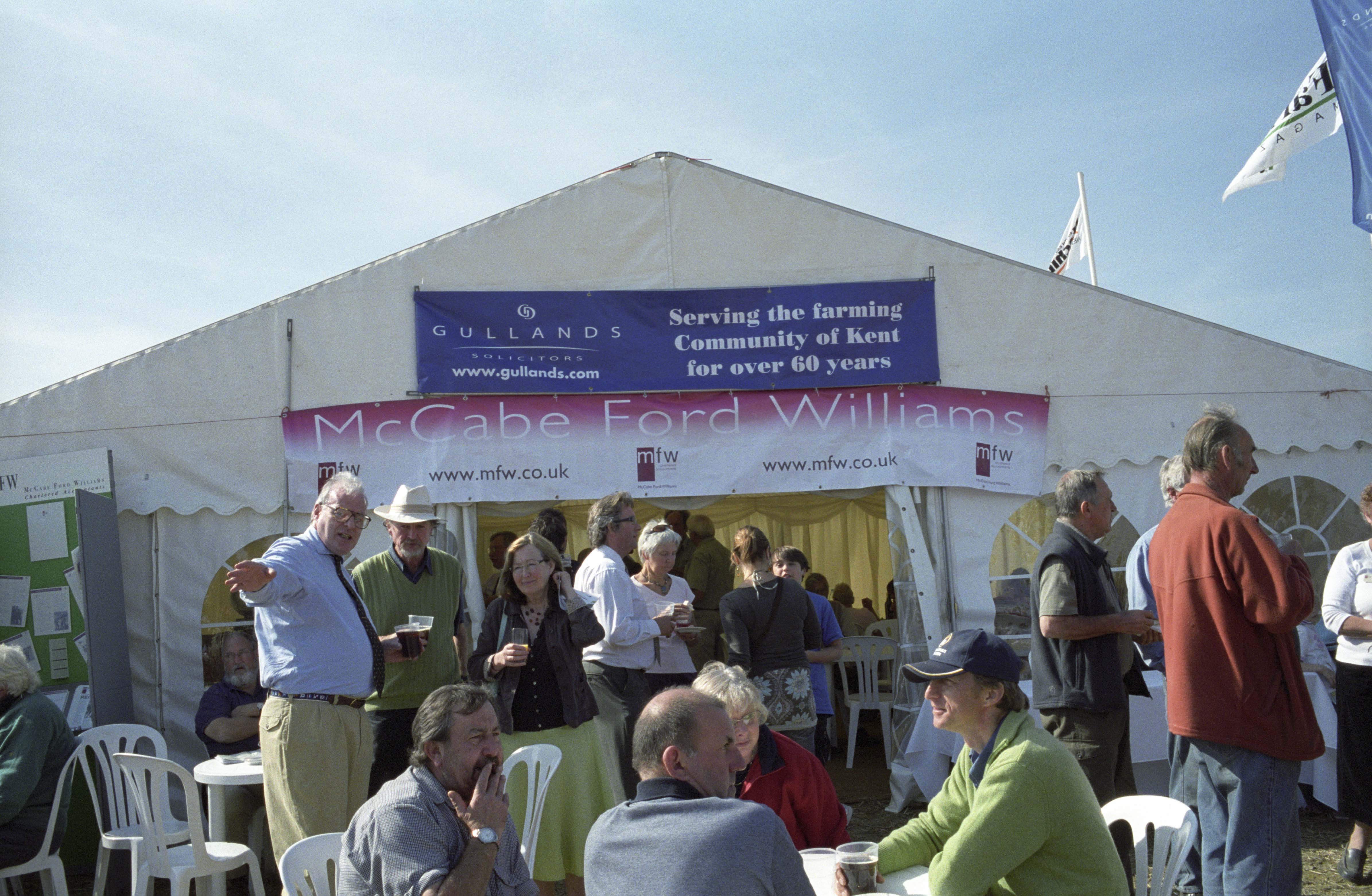 McCabe Ford Williams at the Weald of Kent Ploughing Match